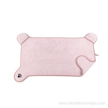 Custom 100% Microfiber Dog Towel Soft Pet Towel